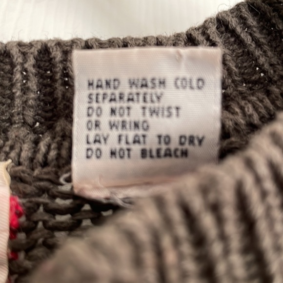 Vintage Fair Isle Pinecone B Moss co Sweater. - Picture 8 of 12